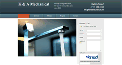 Desktop Screenshot of kandamechanical.net